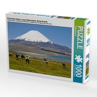 Produktbild: CALVENDO Puzzle Parinacota Vulkan, Lauca Nationalpark, Norte Grande | 1000 Teile Lege-Gr&ouml;&szlig;e 64x48cm Foto-Puzzle f&uuml;r gl&uuml;ckliche Stunden