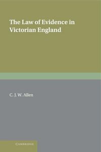 Produktbild: The Law of Evidence in Victorian England