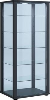 Produktbild: Holz Glas Stand Vitrine Sammelvitrine Kavisa L