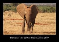 Produktbild: Elefanten - Die sanften Riesen Afrikas 2027 Fotokalender DIN A3