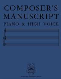 Produktbild: COMPOSER'S MANUSCRIPT PIANO & HIGH VOICE