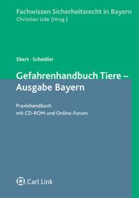 Produktbild: Gefahrenhandbuch Tiere, Ausgabe Bayern, m. CD-ROM