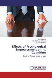 Produktbild: Effects of Psychological Empowerment on Its Cognition