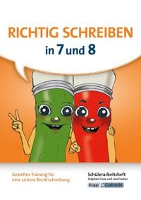 Produktbild: Richtig schreiben in 7 und 8 - Sch&uuml;lerarbeitsheft