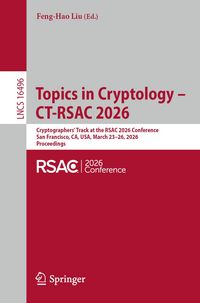 Produktbild: Topics in Cryptology &ndash; CT-RSAC 2026