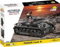 Produktbild: COBI Historical Collection 2660 - Panzer I Ausf. B, WWII, Bausatz 1:28, 654+1 Klemmbausteine