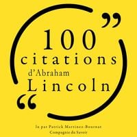 Produktbild: 100 citations d'Abraham Lincoln