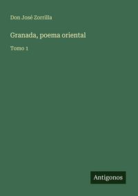 Produktbild: Granada, poema oriental