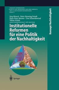 Produktbild: Institutionelle Reformen f&uuml;r eine Politik der Nachhaltigkeit