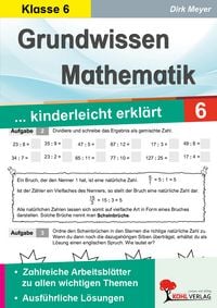 Produktbild: Grundwissen Mathematik / Klasse 6