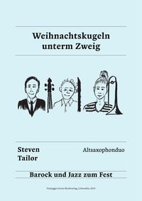 Produktbild: Weihnachtskugeln unterm Zweig: Ausgabe f&uuml;r Altsaxophonduo