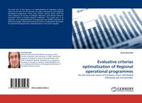 Produktbild: Evaluative criterias optimalization of Regional operational programmes