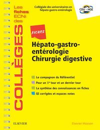 Produktbild: Fiches h&eacute;pato-gastro-ent&eacute;rologie, chirurgie digestive