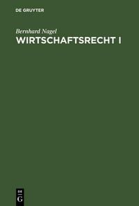 Produktbild: Wirtschaftsrecht I