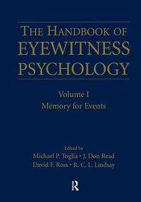 Produktbild: The Handbook of Eyewitness Psychology: Volume I