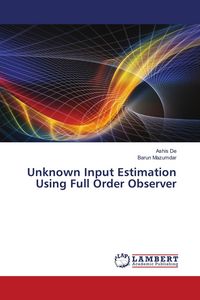 Produktbild: Unknown Input Estimation Using Full Order Observer