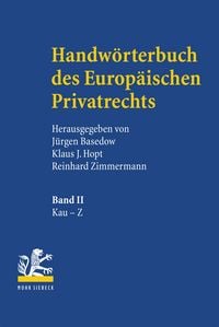 Produktbild: Handw&ouml;rterbuch des Europ&auml;ischen Privatrechts