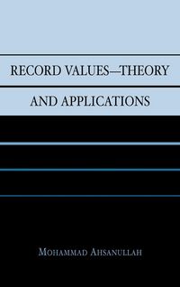 Produktbild: Record Values Theory and Applications