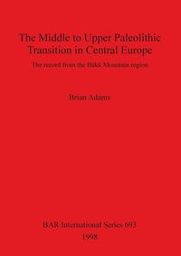 Produktbild: The Middle to Upper Paleolithic Transition in Central Europe