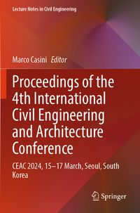 Produktbild: Proceedings of the 4th International Civil Engineering and Architecture Conference