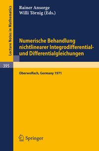 Produktbild: Numerische Behandlung nichtlinearer Integrodifferential- und Differentialgleichungen