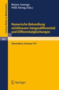 Produktbild: Numerische Behandlung nichtlinearer Integrodifferential- und Differentialgleichungen