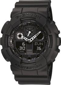 Produktbild: Casio Armbanduhr GA-100-1A1ER (B x H) 51.20 mm x 55 mm Schwarz Geh&auml;usematerial=Kunstharz Material (Armband)=Kunstharz