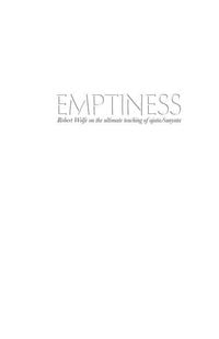 Produktbild: Emptiness: Robert Wolfe on the ultimate teaching of ajata/sunyata