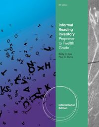 Produktbild: Burns, P: Informal Reading Inventory