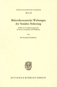 Produktbild: Makro&ouml;konomische Wirkungen der Sozialen Sicherung.