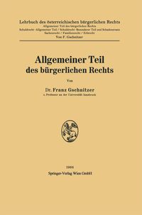 Produktbild: Allgemeiner Teil des b&uuml;rgerlichen Rechts