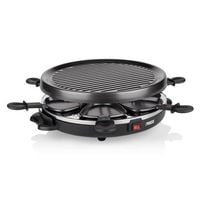 Produktbild: Princess 01.162725.01.001 Raclette 6Pf&auml;nnchen, Antihaftbeschichtung, Kontrollleuchte Schwarz