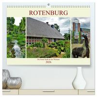 Produktbild: Rotenburg - Die bunte Stadt an der W&uuml;mme (hochwertiger Premium Wandkalender 2026 DIN A2 quer), Kunstdruck in Hochglanz