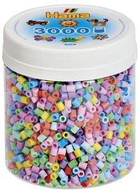 Produktbild: HAMA Dose mit ca. 3000 Perlen, Pastell-Mix