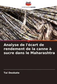 Produktbild: Analyse de l'&eacute;cart de rendement de la canne &agrave; sucre dans le Maharashtra