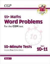 Produktbild: 11+ CEM 10-Minute Tests: Maths Word Problems - Ages 10-11 Book 1 (with Online Edition)