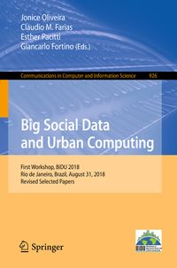 Produktbild: Big Social Data and Urban Computing