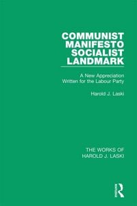 Produktbild: Communist Manifesto (Works of Harold J. Laski)