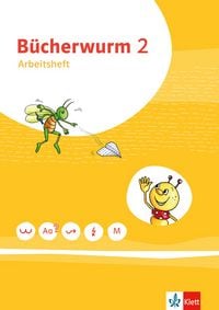 Produktbild: B&uuml;cherwurm Sprachbuch 2. Arbeitsheft zum Sprachbuch Klasse 2
