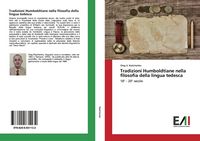 Produktbild: Tradizioni Humboldtiane nella filosofia della lingua tedesca