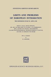 Produktbild: Limits and Problems of European Integration