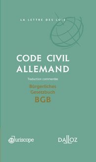 Produktbild: Code Civil Allemand 1ere Ed
