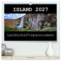 Produktbild: Island 2027 Landschaftspanoramen (hochwertiger Premium Wandkalender 2027 DIN A2 quer), Kunstdruck in Hochglanz