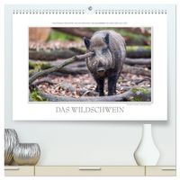 Produktbild: Emotionale Momente: Das Wildschwein. / CH-Version (hochwertiger Premium Wandkalender 2027 DIN A2 quer), Kunstdruck in Hochglanz