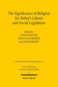Produktbild: The Significance of Religion for Today's Labour and Social Legislation