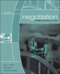 Produktbild: Saunders, D: Negotiation