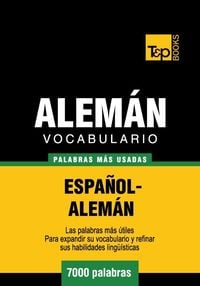 Produktbild: Vocabulario espa&ntilde;ol-alem&aacute;n - 7000 palabras m&aacute;s usadas