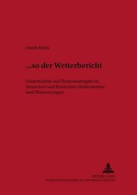 Produktbild: ... &laquo;so der Wetterbericht&raquo;