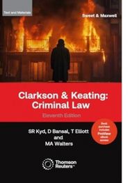 Produktbild: Walters, M: Clarkson & Keating: Criminal Law - Text & Materi
