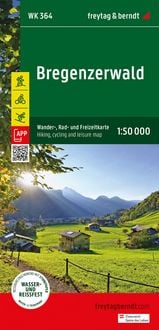 Produktbild: Freytag & berndt Wanderkarte WK 364 Bregenzerwald 1:50.000